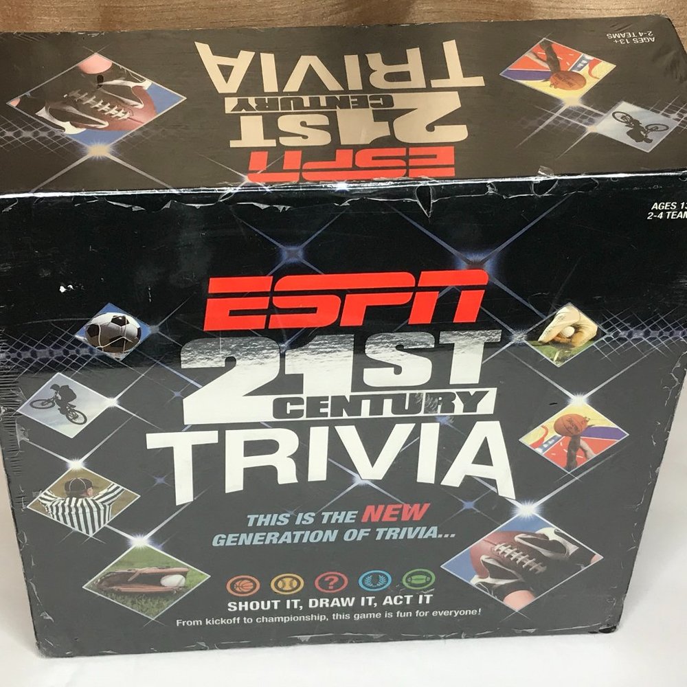 ESPN 21ST Century Trivia 2007 Game BOO-YAH FACTORY SEALED